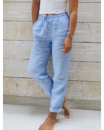 Loose Drawstring Casual Casual Pants