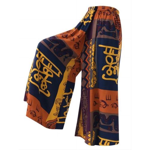 Plus Size Loose Ethnic Casual Pants